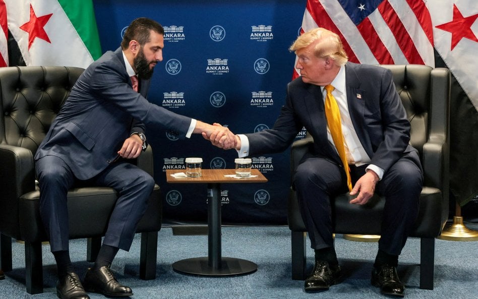 Ahmad asz-Szara i Donald Trump