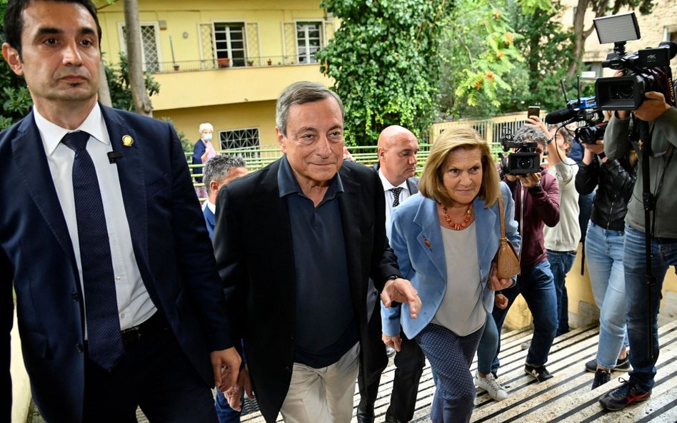 Mario Draghi, ustępujący premier Włoch