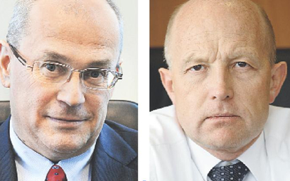 Enterprise Investors, którego prezesem jest Jacek Siwicki (po lewej), negocjuje z PZU, na którego cz