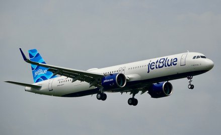 Samolot amerykańskich linii lotniczych JetBlue