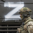 Symbol "Z" na rosyjskim pojeździe wojskowym