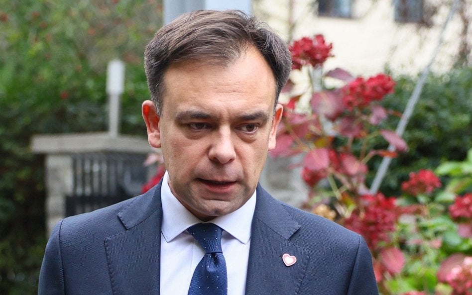 Minister finansów i gospodarki Andrzej Domański