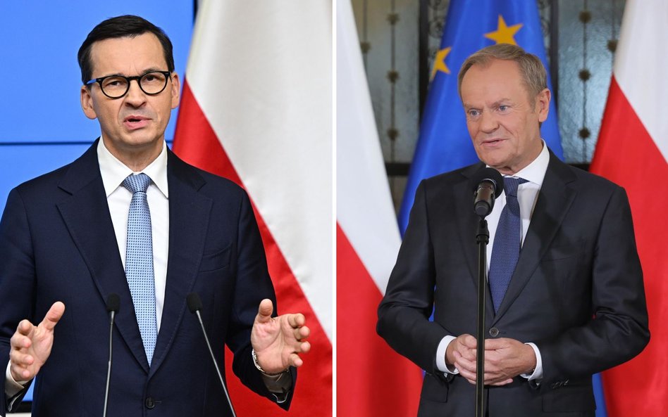 Mateusz Morawiecki i Donald Tusk