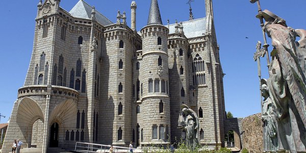 It's not just the Sagrada Familia. The Bishop's Palace in Astorga is besides  a sight to behold