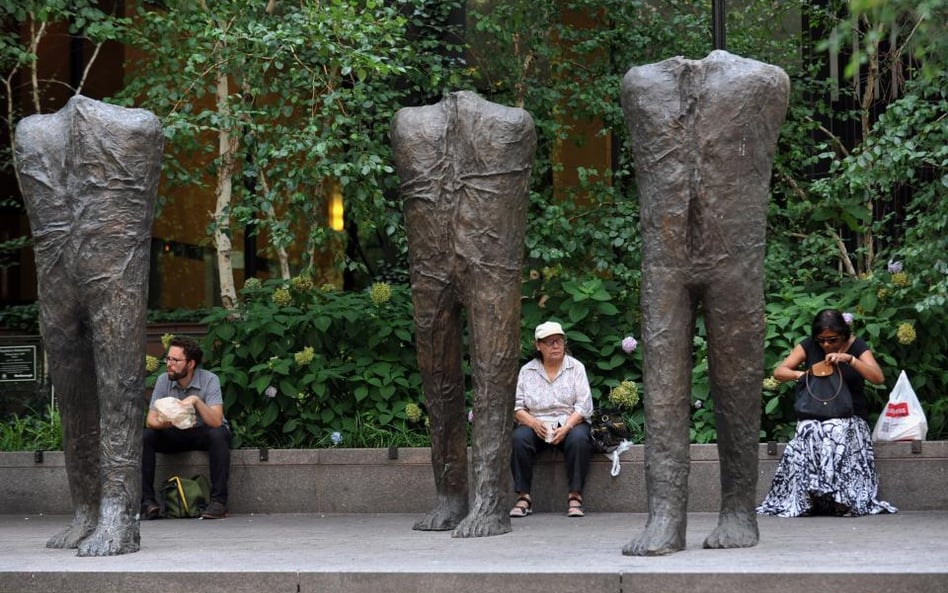 Dag Hammarskjöld ma plac swojego imienia w Nowym Jorku. Stoją na nim rzeżby Magdaleny Abakanowicz