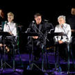 „Biblia audio” live, od lewej: Miłogost Reczek, Krzysztof Czeczot, Małgorzata Kożuchowska, Wojciech 