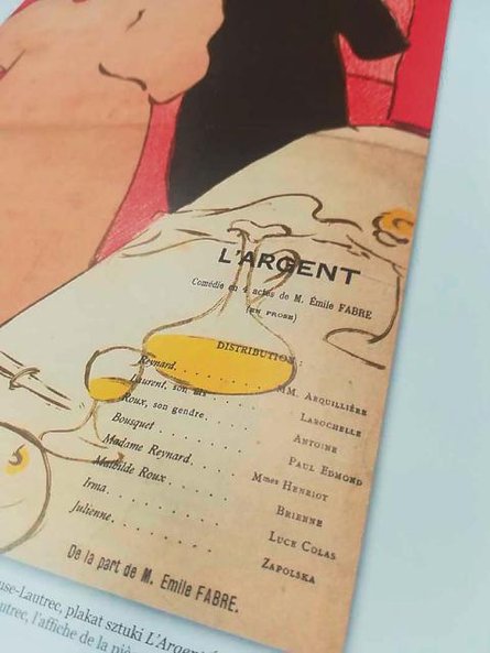 Plakat Henriego de Toulouse-Lautreca ze zbiorów Biblioteki Jagiellońskiej w Krakowie.