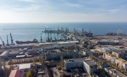 Berdiańsk, port nad Morzem Azowskim (fotografia sprzed wojny Rosji z Ukrainą)