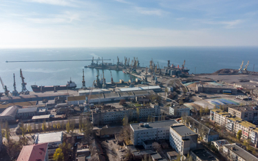 Berdiańsk, port nad Morzem Azowskim (fotografia sprzed wojny Rosji z Ukrainą)