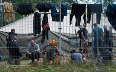 Obóz dla nielegalnych imigrantów przybyłych z Białorusi na poligonie litewskiego MSW w Rudnikach, 13