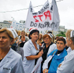 Łódzkie pielęgniarki za organizację nielegalnego protestu po pierwszym procesie miały zapłacić od 1,