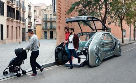 Renault EZ-GO – tak może wyglądać nieodległa przyszłość motoryzacji i miejskiej mobilności.