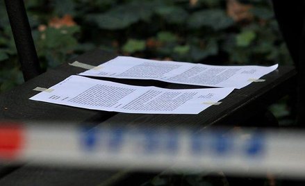 Andrzej Ż. przed podpaleniem na ławce zostawił list do premiera