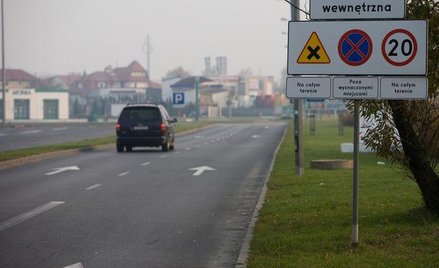 Zjazd z drogi krajowej tylko dla myjni