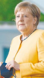 Joe Biden, prezydent USA, Boris Johnson, premier Wielkiej Brytanii, i Angela Merkel, kanclerz Niemie