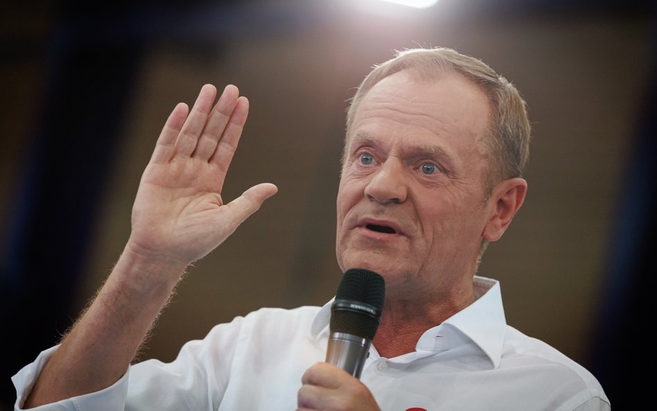 Przewodniczący PO Donald Tusk