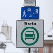 Znak Strefy Czystego Transportu w Krakowie