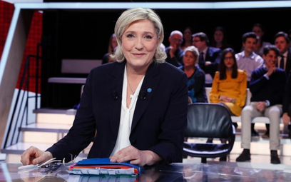 Marine Le Pen, kandydatka Frontu Narodowego, ma coraz większe poparcie.