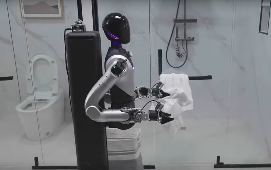 Nowy robot sprawnie czyści pokoje i wymienia kosmetyki czy ręczniki