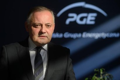Wojciech Dąbrowski prezes PGE Polska Grupa Energetyczna przedstawiła wizję rozwoju spółki jeszcze pr