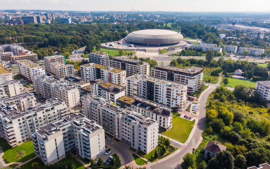 Z powodu deficytu dostępnych terenów w Krakowie powstaje niewiele mieszkań komunalnych