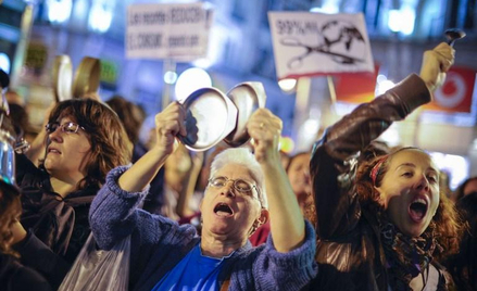 Protest w Madrycie
