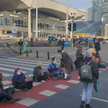 Protest aktywistów: w Warszawie blokada, w Poznaniu głodówka