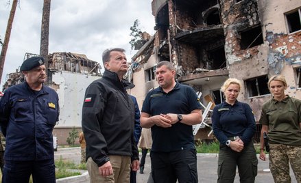 Błaszczak na Ukrainie: Jesteśmy gotowi szkolić ukraińskich żołnierzy