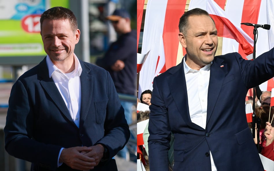 Rafał Trzaskowski i Karol Nawrocki