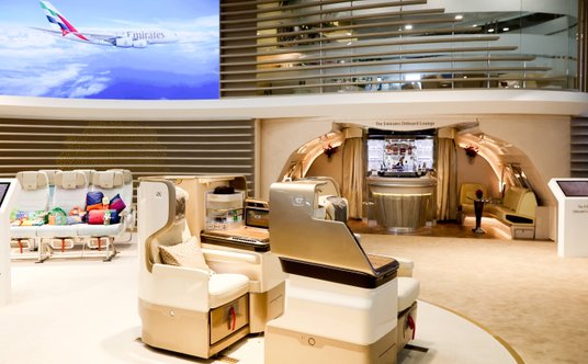 Prezentacja linii lotniczych Emirates jak wymarła