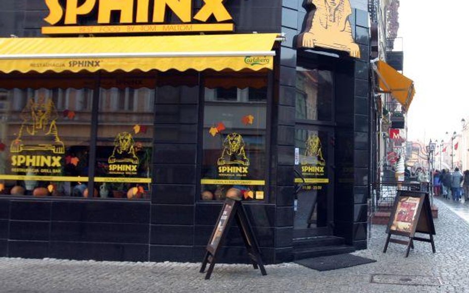 Sfinks zarządza obecnie 111 restauracjami - w tym siecią 96 placówek Sphinx, 9 restauracjami Chłopsk