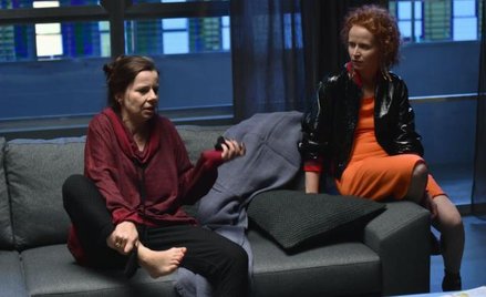 Grand Prix zdobył spektakl „Posprzątane”. Na zdjęciu Agata Kulesza i Dominika Kluźniak.