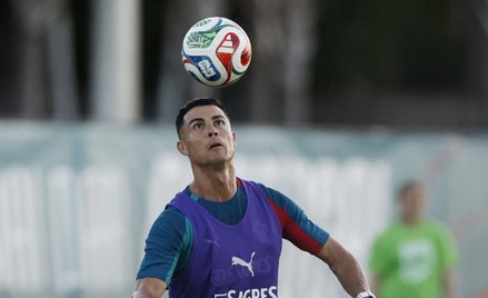 Mistrzostwa Świata 2026. Portugalczyk Cristiano Ronaldo podczas treningu
