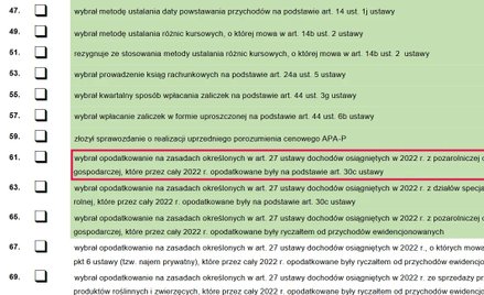 PIT-36, część C "Informacje dodatkowe", poz. 60