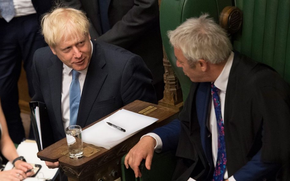 Spiker Izby Gmin John Bercow (z prawej) zgodził się na debatę, o którą zabiegali przeciwnicy polityk