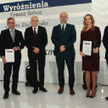 Prawnik Pro Bono 2016 - od lewej: Tomasz Salwa, Benedykt Fiutowski, prof. Marek Safjan, Łukasz Piebi