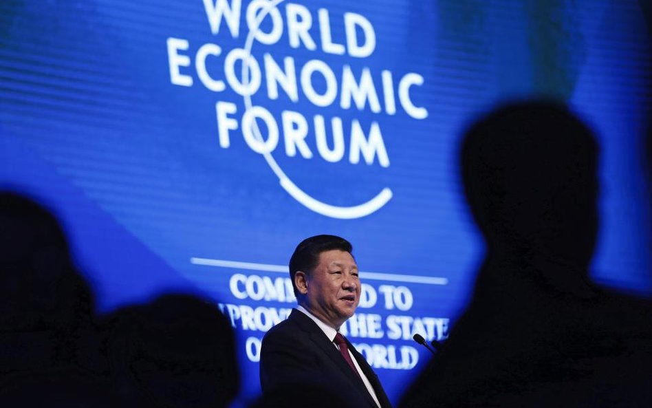 Xi Jinping, prezydent Chin na forum w Davos