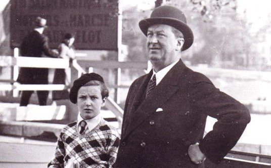 Ettore Bugatti z synem.