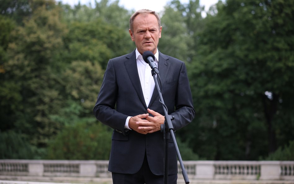 Przewodniczący PO Donald Tusk