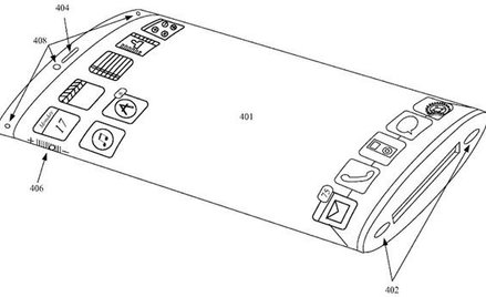 Tak mógłby wyglądać smartfon Apple’a z wygiętym ekranem zachodzącym na boki urządzenia