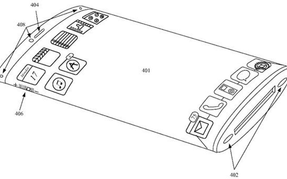 Tak mógłby wyglądać smartfon Apple’a z wygiętym ekranem zachodzącym na boki urządzenia