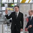 Elon Musk i kanclerz Niemiec Olaf Scholz
