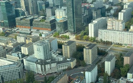 Zabudowa wzdłuż ulicy Prostej