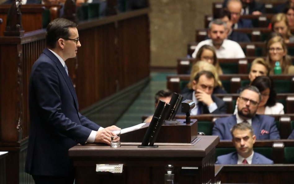 Michał Szułdrzyński o exposé Morawieckiego: Premier idzie trzecią drogą