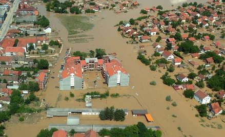 Krajobraz po katastrofie – miejscowość Obrenovac, 40 km na zachód od Belgradu, 19 maja
