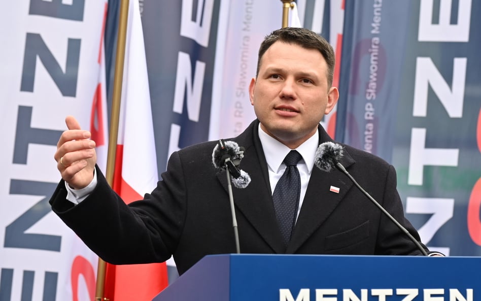 Kandydat Konfederacji w wyborach na prezydenta RP Sławomir Mentzen