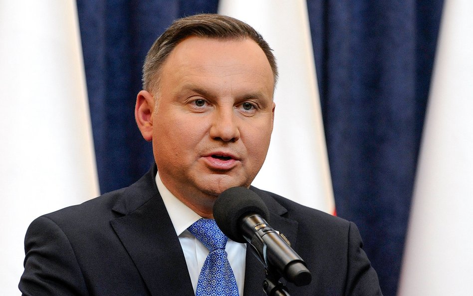 Prezydent Andrzej Duda zamanifestował, że jest grupa sędziów, w obronie ...