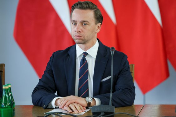 Jeden z liderów Konfederacji, wicemarszałek Sejmu Krzysztof Bosak