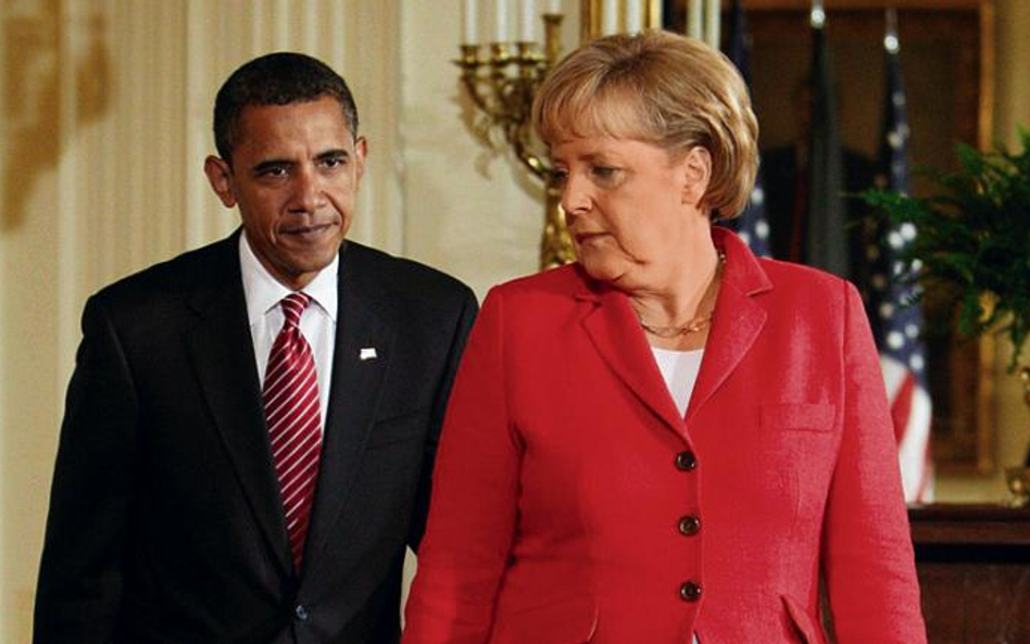 Dla kanclerz Angeli Merkel to dobry moment na spotkanie z Barackiem Obamą. Prezydent USA wkrótce jed