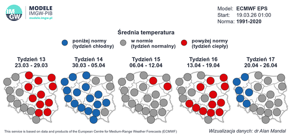 Wielkanoc 2026 może być chłodna